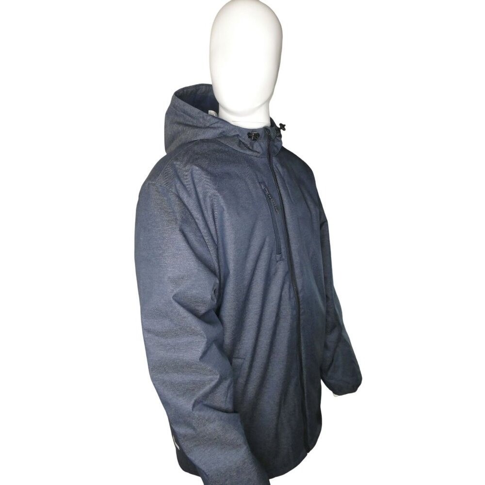 Adidas Men's GB OTRWR Jacket BV3958 Navy – Weatherproof, Hooded, Full Zip, S - Picture 3 of 12